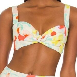 Floral High-Waisted Bikini Set